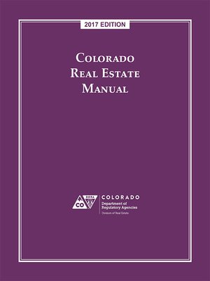 cover image of Colorado Real Estate Manual